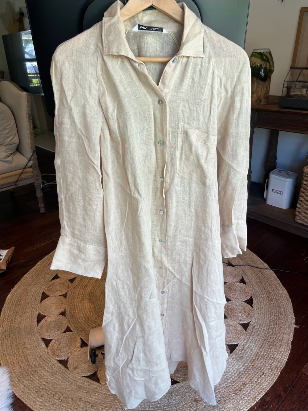 Zara linen dress